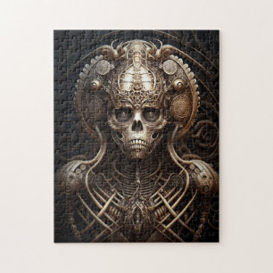 Skull Monster Skeleton Horror Jigsaw Puzzle