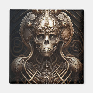 Skull Monster Skeleton Horror Magnet