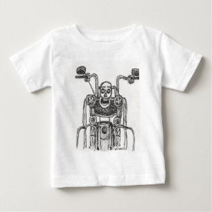 Skull Motorcycle   Baby T-Shirt