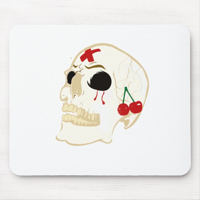 skull mouse mat (Front)