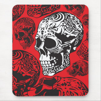 skull mouse mat
