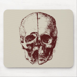 skull mouse mat