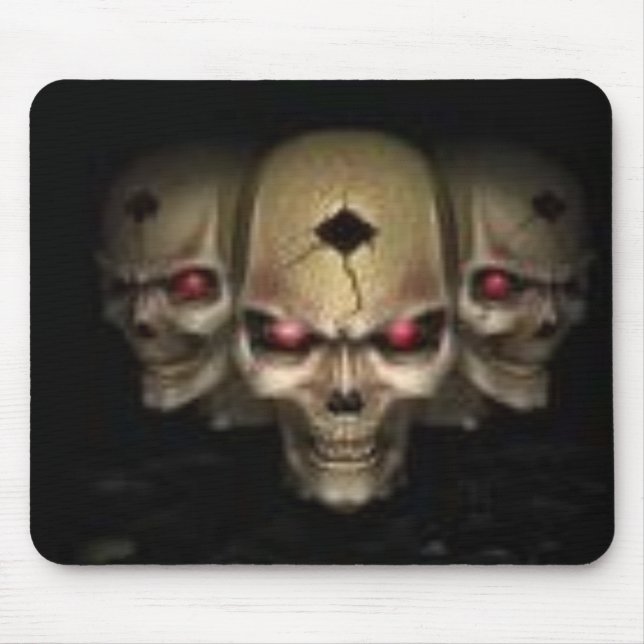 skull mouse mat (Front)