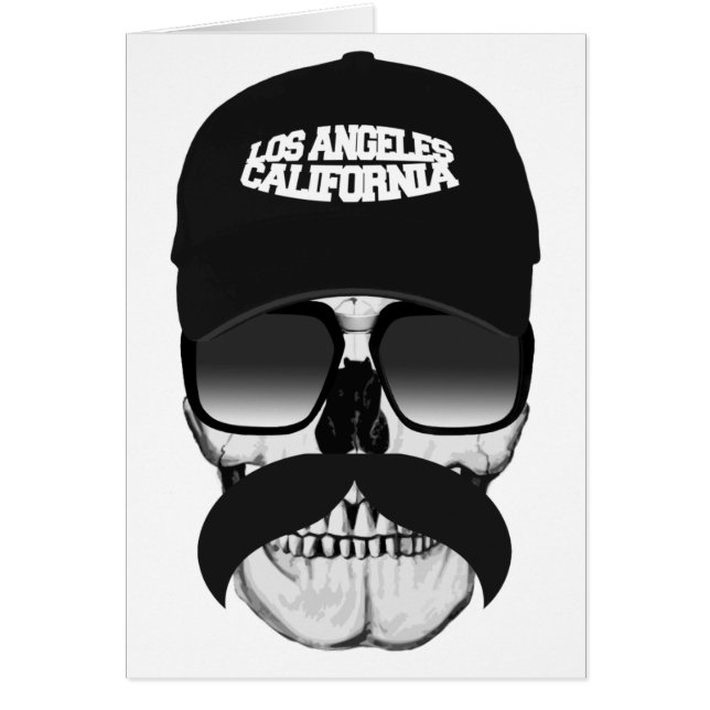 Skull moustache California (Front)