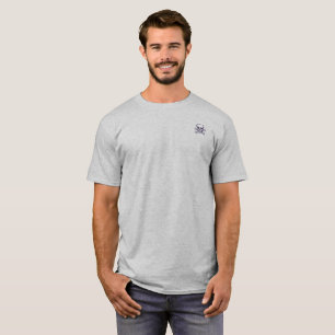 Skull n Bones grey men T-shirt