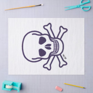 Skull n Bones tissue paper