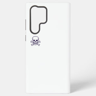 Skull n Bones white Samsung S22 Ultra phone case