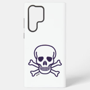 Skull n Bones white Samsung S22 Ultra phone case