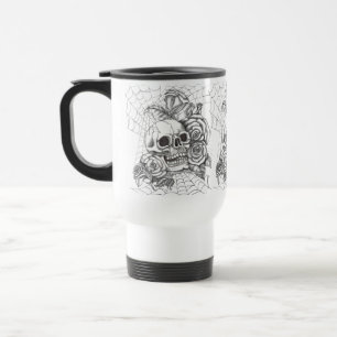 Skull N Roses Travel Mug