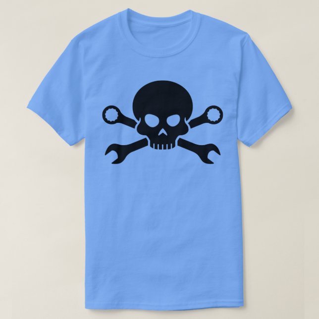 Skull n Tools  Screw Pirate 1 T-Shirt (Design Front)