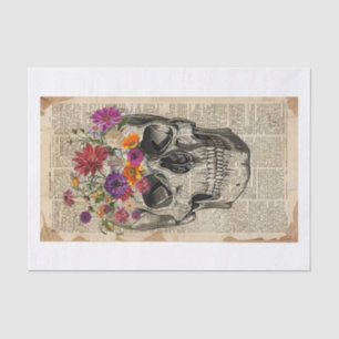Skull News1 Tissue Paper