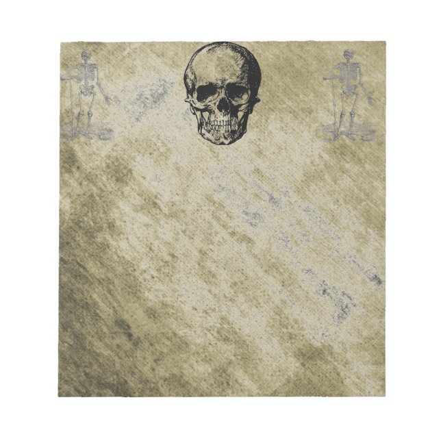 Skull Notepad (Front)