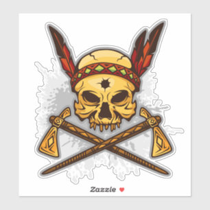 Skull Of An Indian Warrior