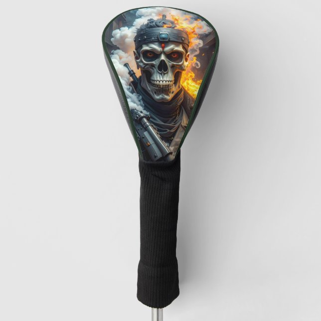 Skull of Doom Golf Head Cover (Front)