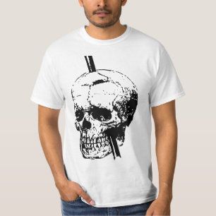 Skull of Phineas Gage With Tamping Iron  T-Shirt