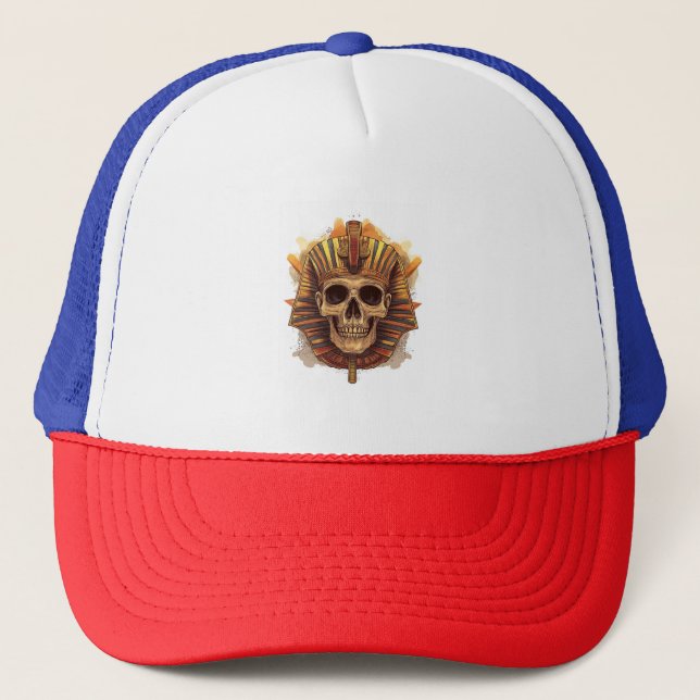 Skull of the Pharaoh Trucker Hat (Front)