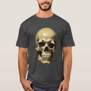 Skull Oil Painting Style Painting Illustration T-Shirt