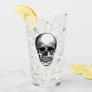 Skull old School Glass