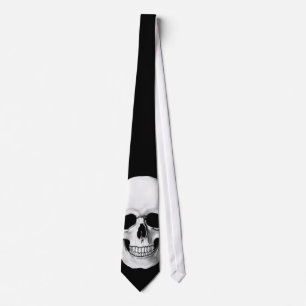 Skull on Black Tie