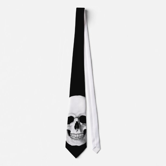 Skull on Black Tie (Front)