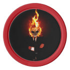Skull on fire