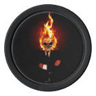 Skull on fire