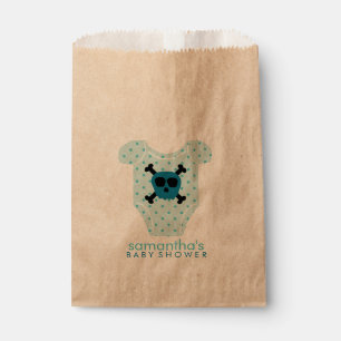 Skull Outfit Boy Baby Shower Favour Bags