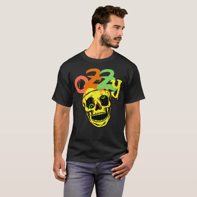 Skull Ozzy Osbourne T-Shirts (Front Full)