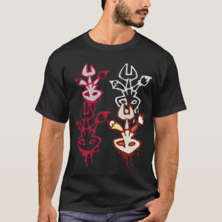 Skull, Paintbrush, Wrench, and Pencil Logos T-Shirt
