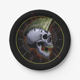 Skull Paper Plate