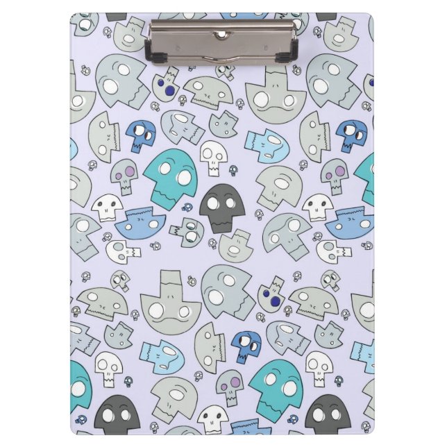 Skull Pattern Clipboard (Front)
