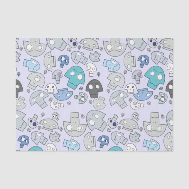 Skull Pattern Tissue Paper (Front)
