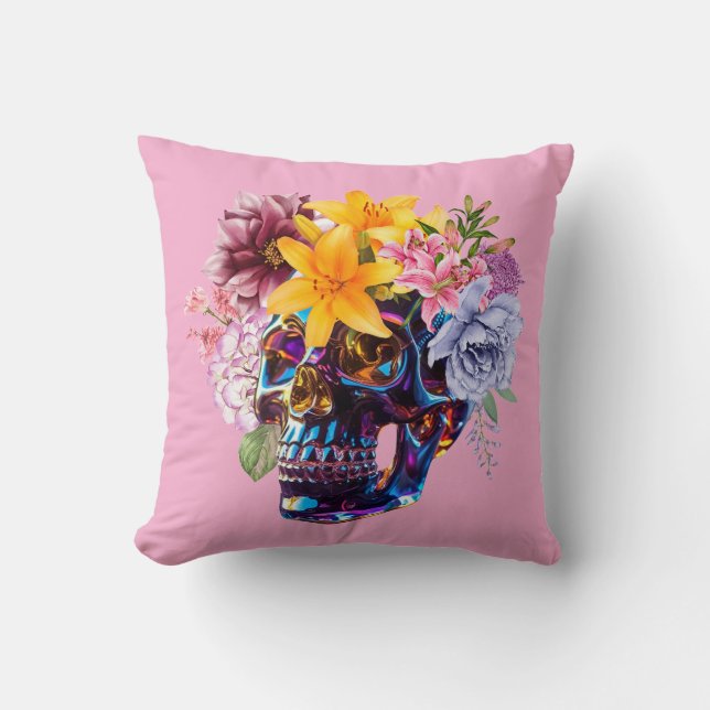 SKULL PETALS CUSHION (Front)