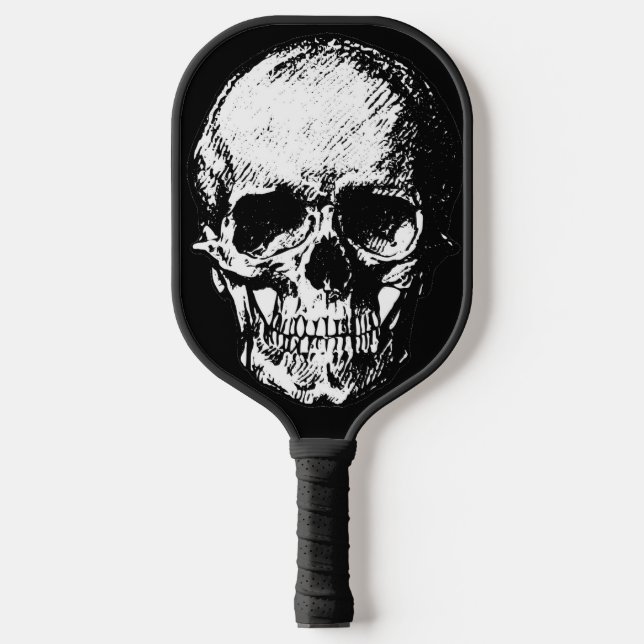 Skull Pickleball Paddle (Front)
