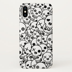 Skull Pile iPhone X Case