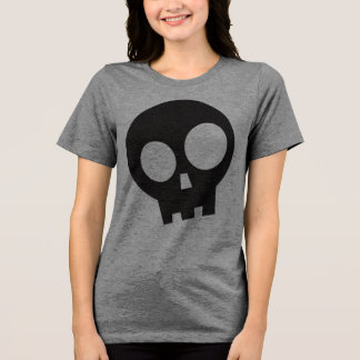 Skull Pirate Halloween T-Shirt Tri-Blend Shirt
