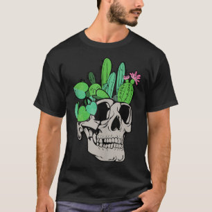 Skull Plant Cute Garden Doll Planters Funny Garden T-Shirt