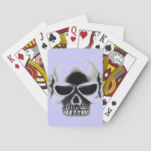 skull playing cards