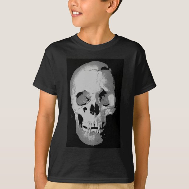 Skull Pop Art T-Shirt (Front)