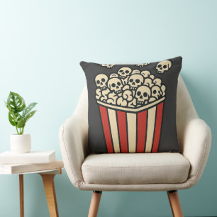 Skull Popcorn Box Sticker  Cushion