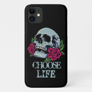 Skull  POSTIVE WORDS iPhone 11 Case
