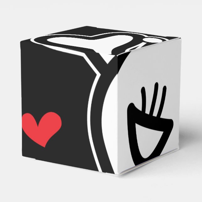 Skull Princess Favour Box (Back Side)