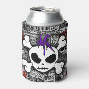 Skull Punk Can Cooler