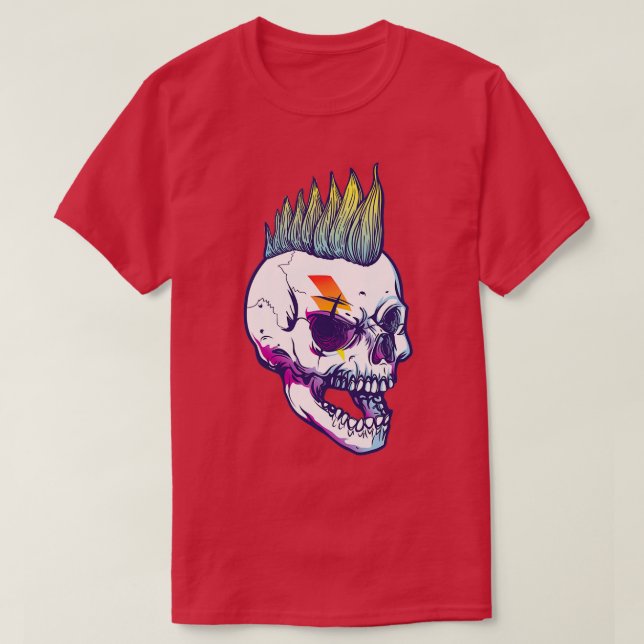Skull Punk T-Shirt (Design Front)