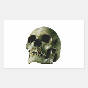 Skull Rectangular Sticker