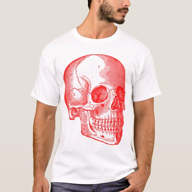 Skull - Red T-Shirt (Front)