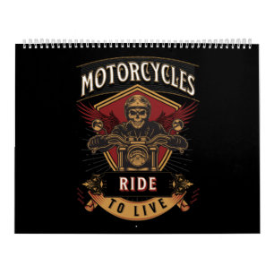 Skull Ride Motorcycles, Ride To Live Calendar