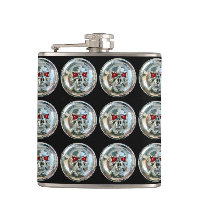 SKULL RIDERS HIP FLASK (Front)