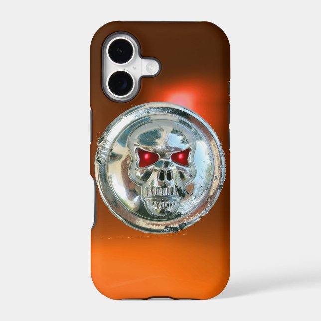SKULL RIDERS MONOGRAM orange (Back)