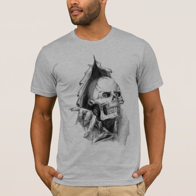 skull rip T-Shirt (Front)